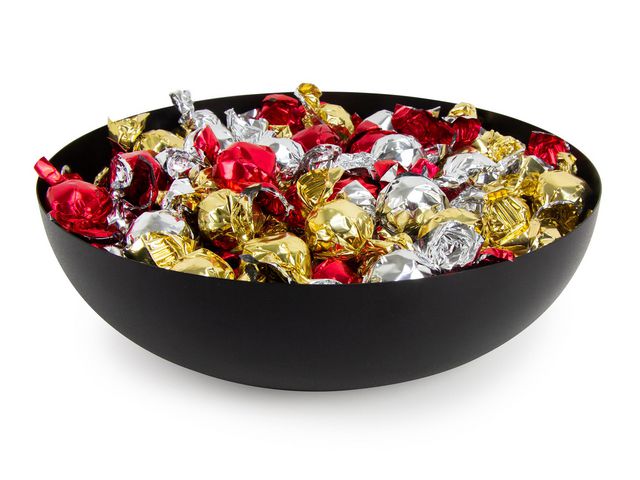 Skål pralinkulor svart 1000g