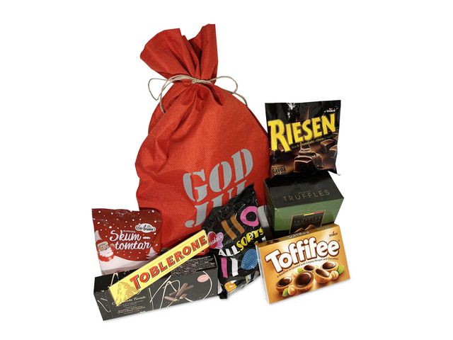 Julsäck 1107g röd