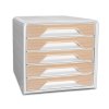 Blankettbox CEP Smoove 5-ldor vit/beech
