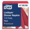Servett TORK LinStyle Middag r�d 50/fp