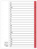 Register plastflik A-� r�d 10/fp