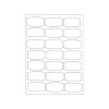 Kopierings & Laseretikett 63,5x38,1mm 25 Pack