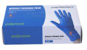 Nitrilhandske puderfri polyPROTECT S, bl� 100st/fp