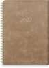 Kalender Study Twist A5 mocca 26/27