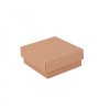 Ask med lock 78x82x32/20mm Natur brun 100st/fp
