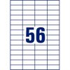 Etikett 52,5x21,2mm A4 ark, 500-p