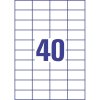 Etikett 52,5x29,7mm A4 ark, 500-p