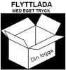 Flyttlda brun med eget tryck i 1-frg