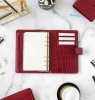 Filofax Systemkalender Classic Croc Personal Cherry