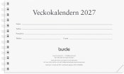 Veckokalendern 2027 refill