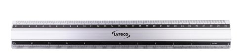 Linjal LYRECO aluminium 30cm