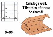 Mttbestlld omslag 1650x450x120mm, 0409, 7mm brun