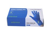 Nitrilhandske puderfri polyPROTECT S, bl� 100st/fp
