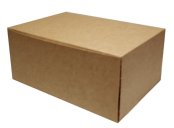 Bakelsekartong 240x130x90mm, brun 250st/fp