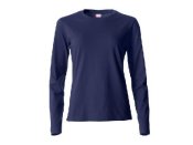 T-shirt l/ CLIQUE 029034 dam marin XL