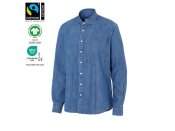Skjorta slim fit COTTOVER Denim GOTS 2XL