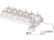 V�rmeljus STAR T LED laddstation 12 ljus