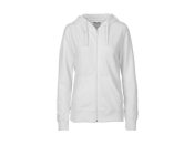 Hoodie zip NEUTRAL O83301 dam vit 2XL