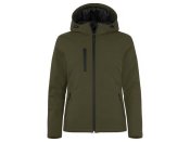 Softshelljacka CLIQUE dam dimgr�n 2XL