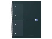 Kollegieblock Oxford Int.A4+ rut. svart