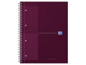 Kollegieblock Oxford Int.A4+ rut. r�d