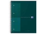 Kollegieblock Oxford Int.A4+ rut. gr�n