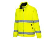 Fleecetrja Hi-vis PW F250 gul 2XL