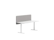 Bordsskrm Softline 120x65x3cm ljusgr