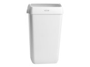 Papperskorg KATRIN 25L med lock vit