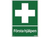 Skylt Frsta hjlpen 210x297mm
