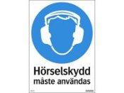 Skylt Hrselskydd 210x297mm