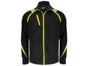 Fleecejacka PROJOB 2328 svart/gul 2XL