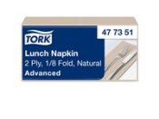 Servett TORK Lunch natur 2-lag 200/fp