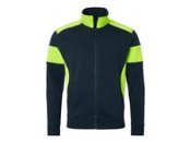 Sweatjacka TOP SWEDE 223 sv/fl gul 4XL