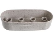 Adventsljusstake 24,9x5,7cm gr