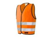 Reflexvst Barn Kardborre XXS orange