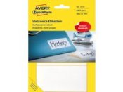 Etikett AVERY 98x51mm handskrift vit 84st/fp