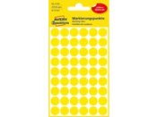 Frgkodningsprick AVERY 12mm gul 270/fp