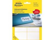Etikett AVERY 54x35mm handskriv  224st/fp