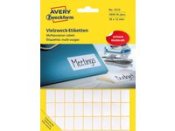 Etikett AVERY 18x12mm handskriv 1800st/fp
