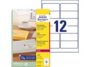 Etikett AVERY 99,1x42,3mm Transparent 300st/fp