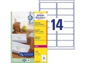 Etikett AVERY 99,1x38,1mm  1400st/fp