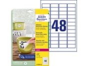 Etikett AVERY H/Duty 45,7x21,2mm 960/FP