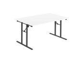 Fllbord 1600x800x730x25 vit/svart