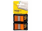 Index POST-IT 680 2x50 25x44mm orange