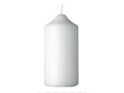 Blockljus 130x60mm vit