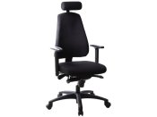 Kontorsstol LD6340 m svankstd svart