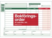 Blankett bokfringsorder A5L 50 blad