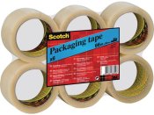 Packtejp 50mmx66m Transparent PP, SCOTCH 371, 6rl/fp