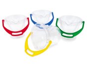 Hink 1 L transparent färgade hantag